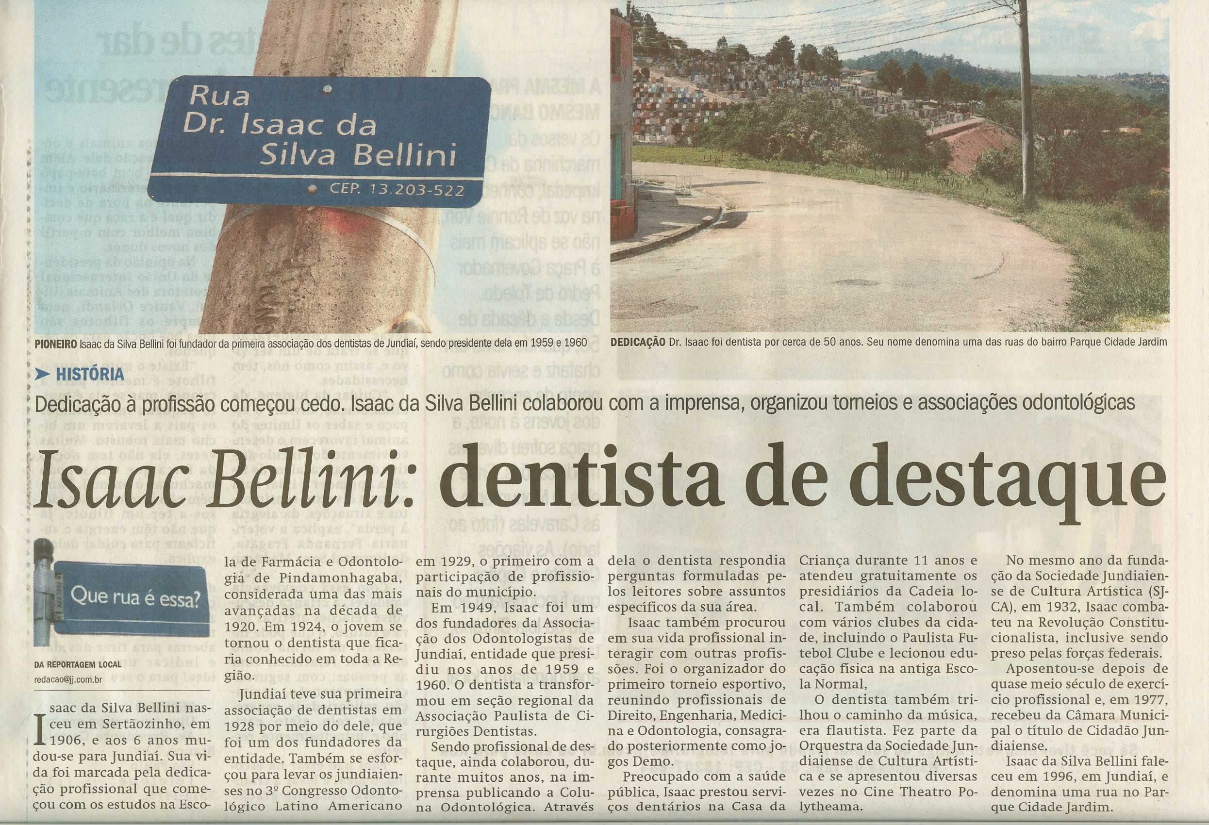 Jornal de Jundiaí - 19/10/2008