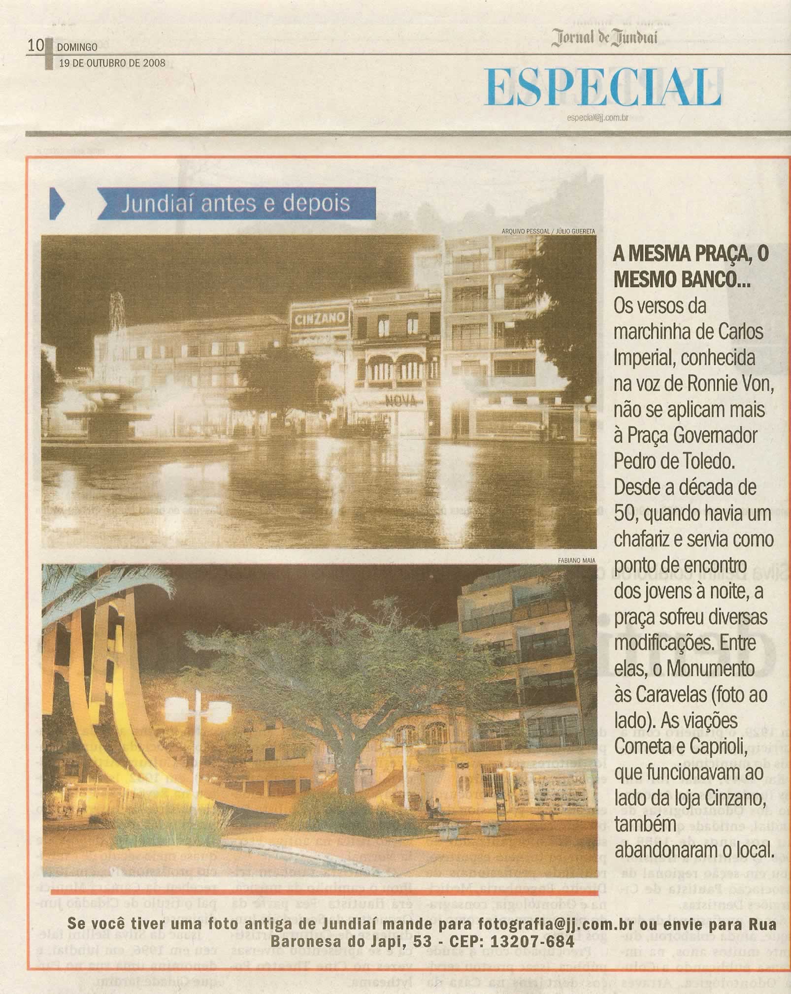 Jornal de Jundiaí - 19/10/2008