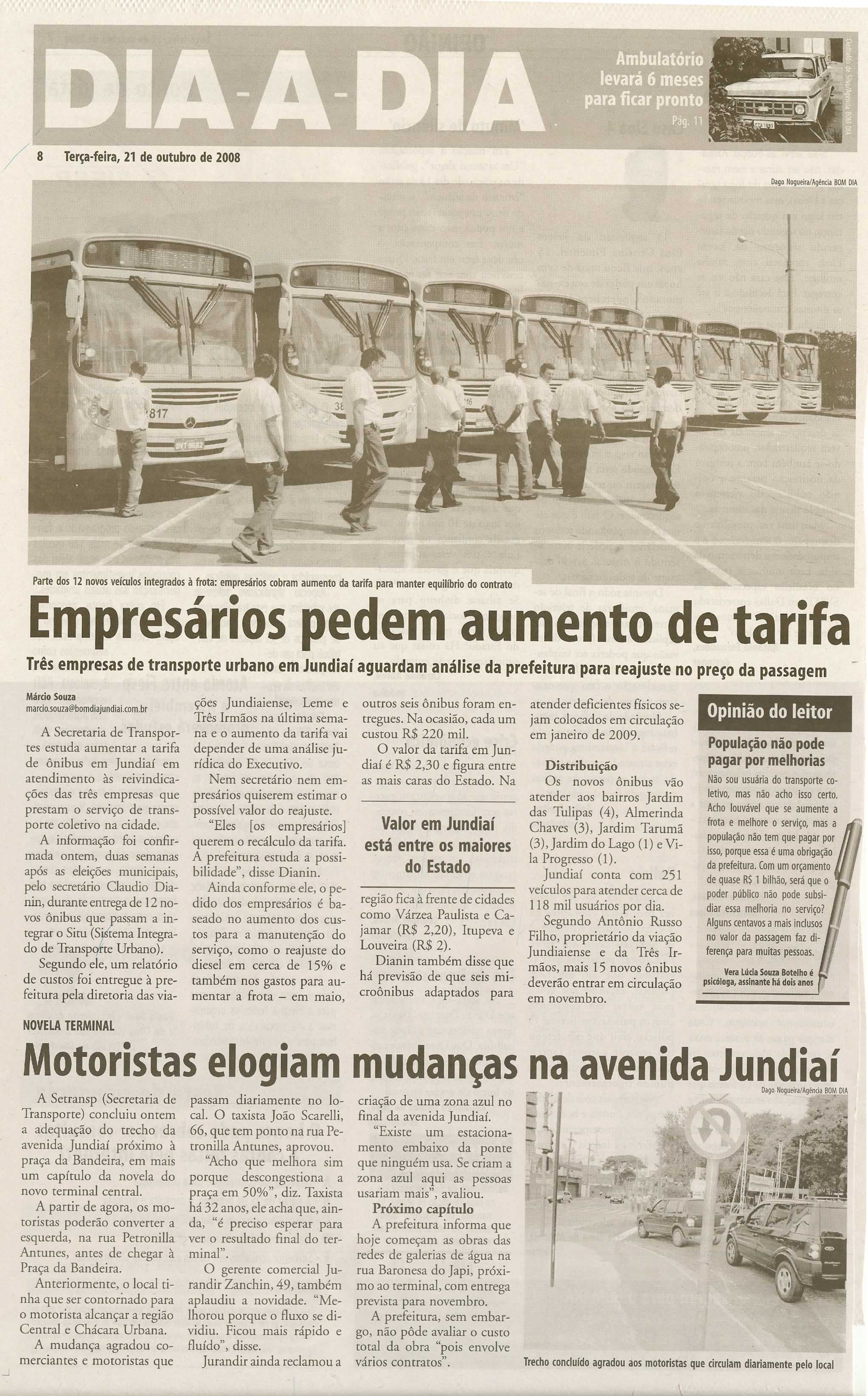 Bom Dia Jundiaí - 21/10/2008