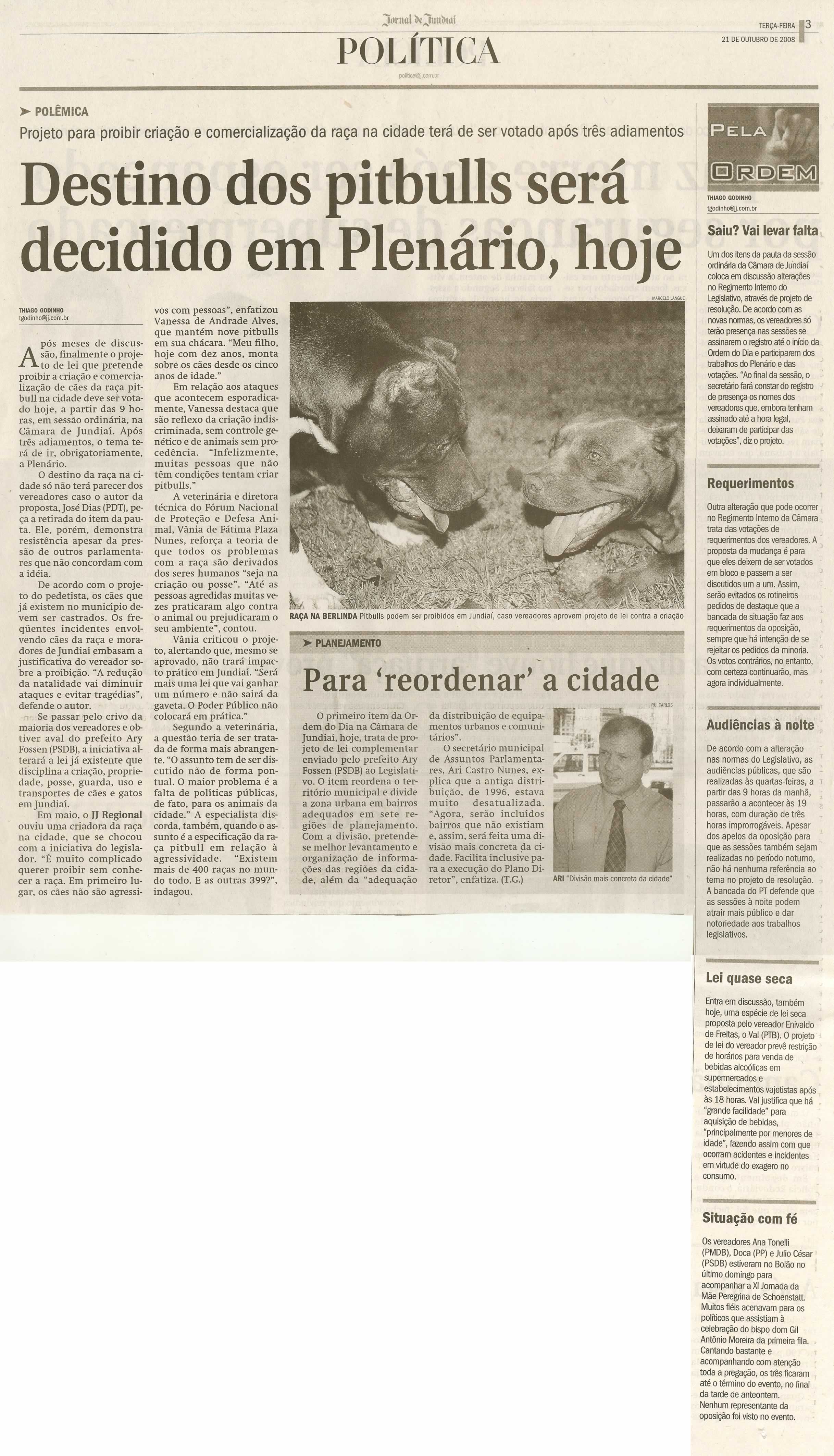 Jornal de Jundiaí - 21/10/2008
