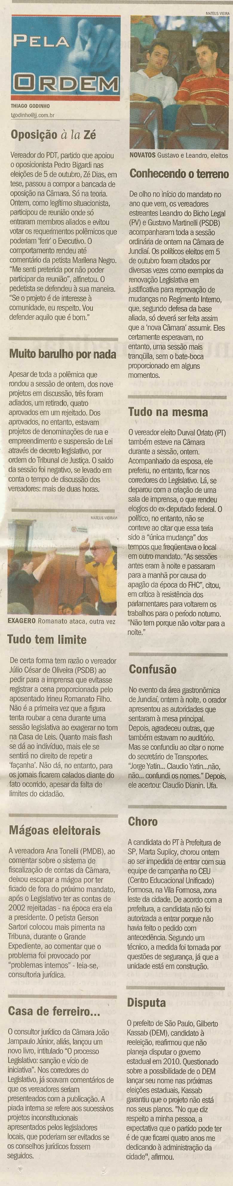 Jornal de Jundiaí - 22/10/2008
