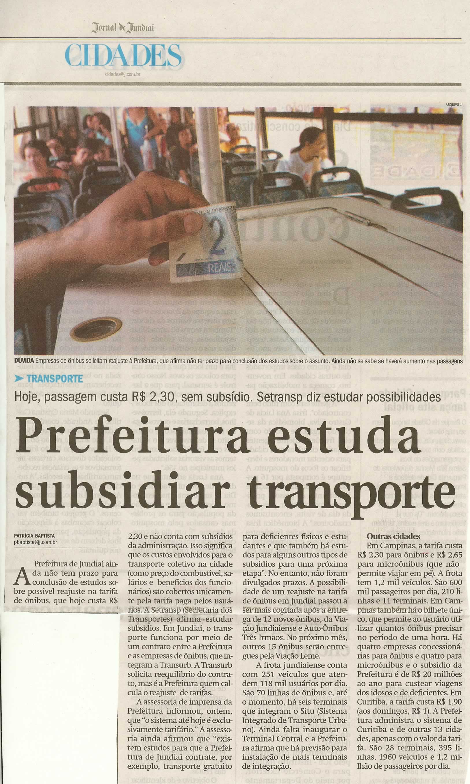 Jornal de Jundiaí - 22/10/2008