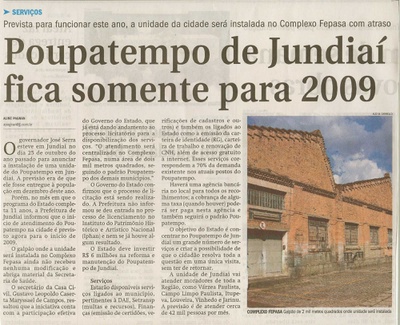Jornal de Jundiaí - 24/10/2008