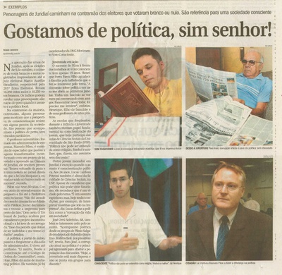 Jornal de Jundiaí - 26/10/2008