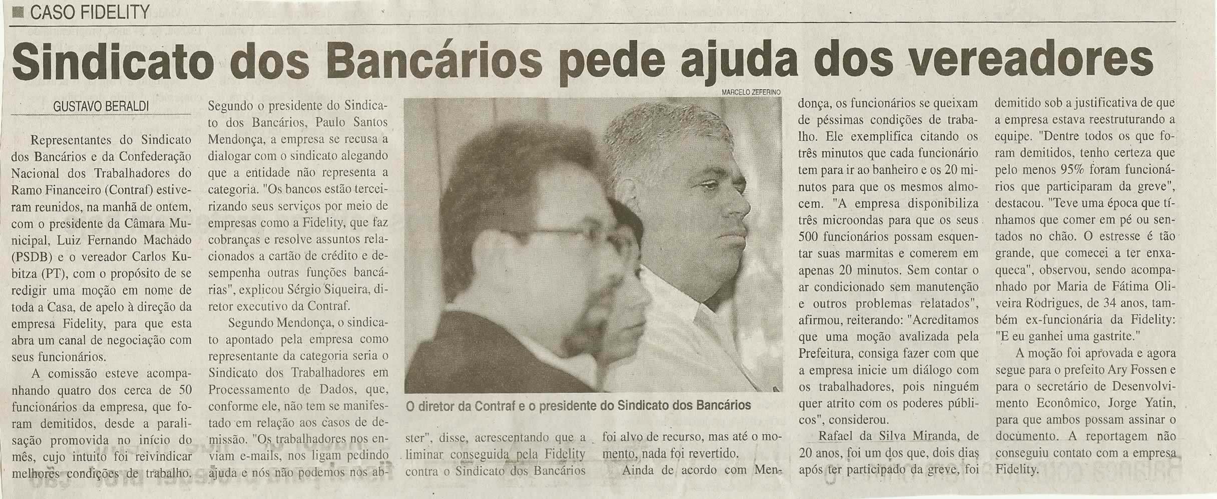 Jornal da Cidade - 29/10/2008