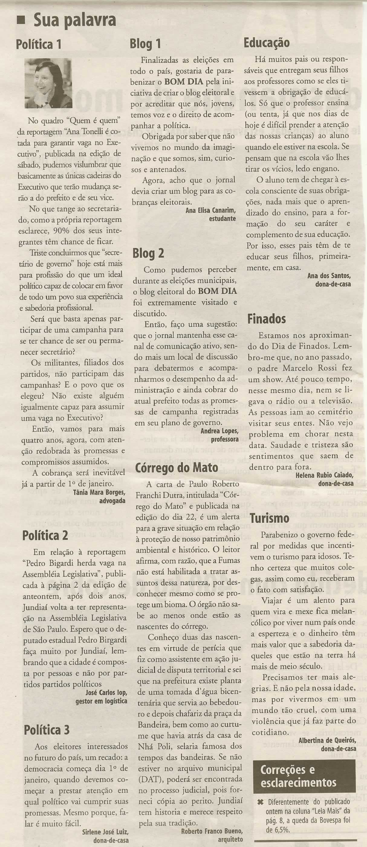 Bom Dia Jundiaí - 29/10/2008