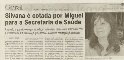 Jornal da Cidade - 30/10/2008