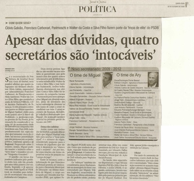 Jornal de Jundiaí - 30/10/2008
