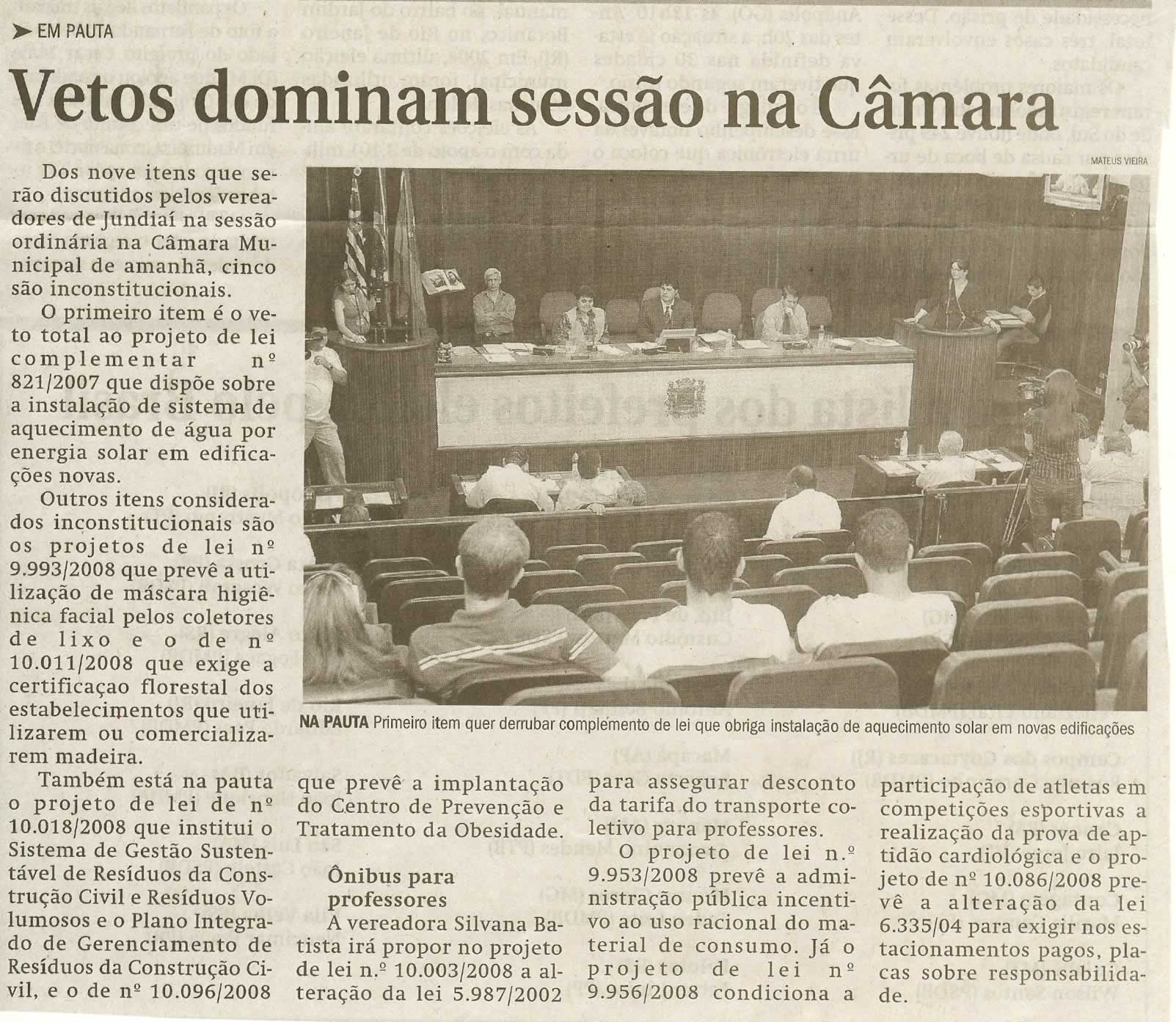 Jornal de Jundiaí - 27/10/2008