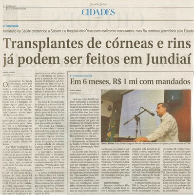 Jornal de Jundiaí - 31/10/2008