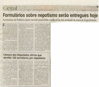 Jornal da Cidade - 31/10/2008