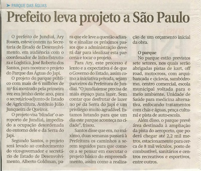 Jornal de Jundiaí - 05/11/2008