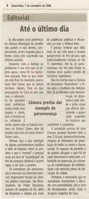 Bom Dia Jundiaí - 07/11/2008