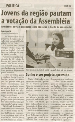Bom Dia Jundiaí - 07/11/2008