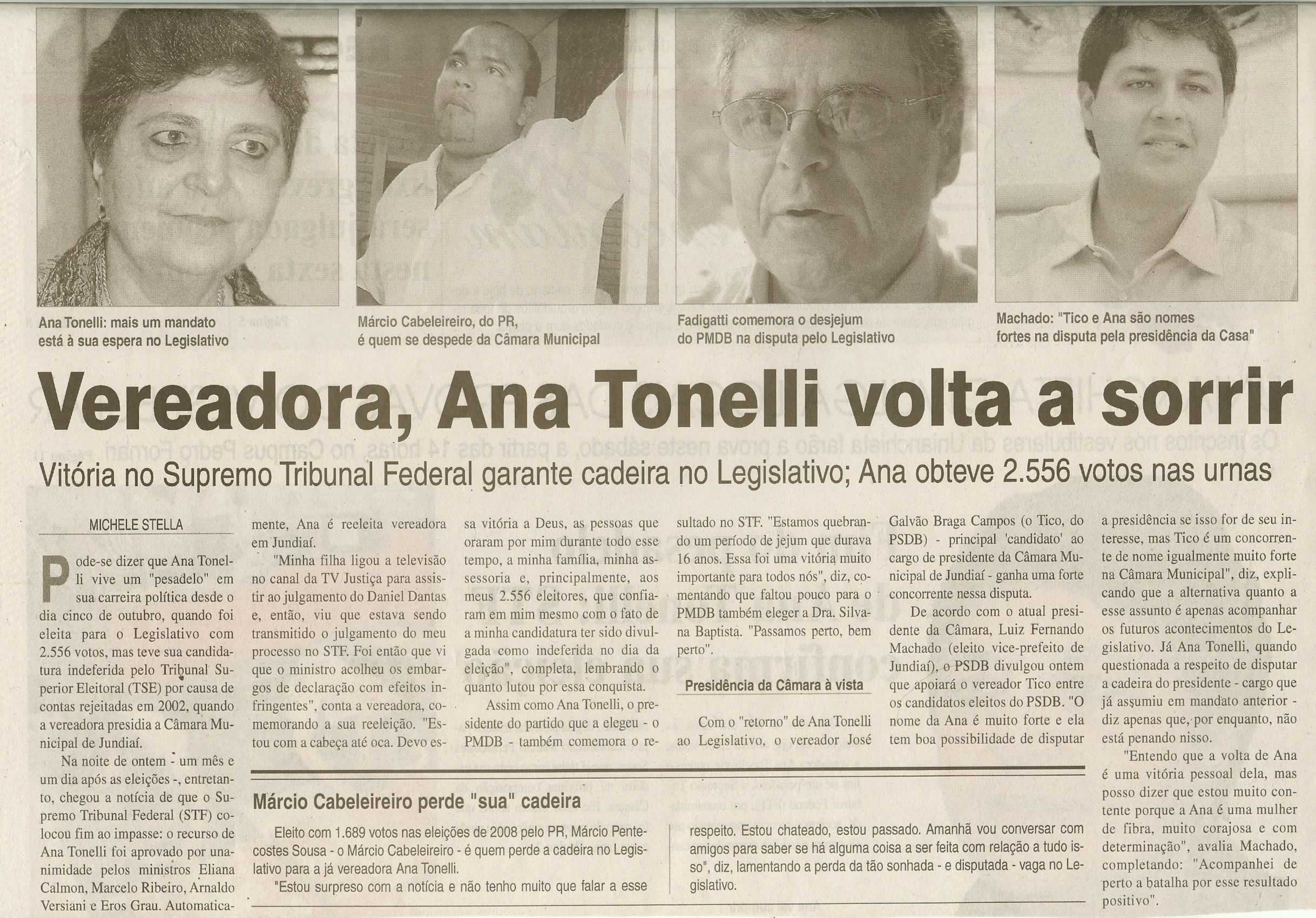 Jornal da Cidade - 07/11/2008