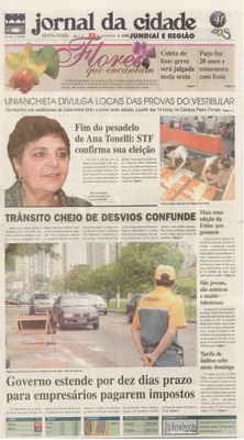 Jornal da Cidade - 07/11/2008
