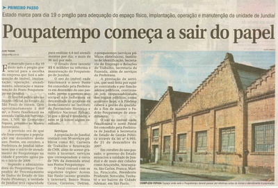 Jornal de Jundiaí - 07/11/2008