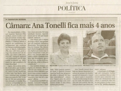 Jornal de Jundiaí - 07/11/2008