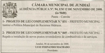 Jornal da Cidade - 08/11/2008