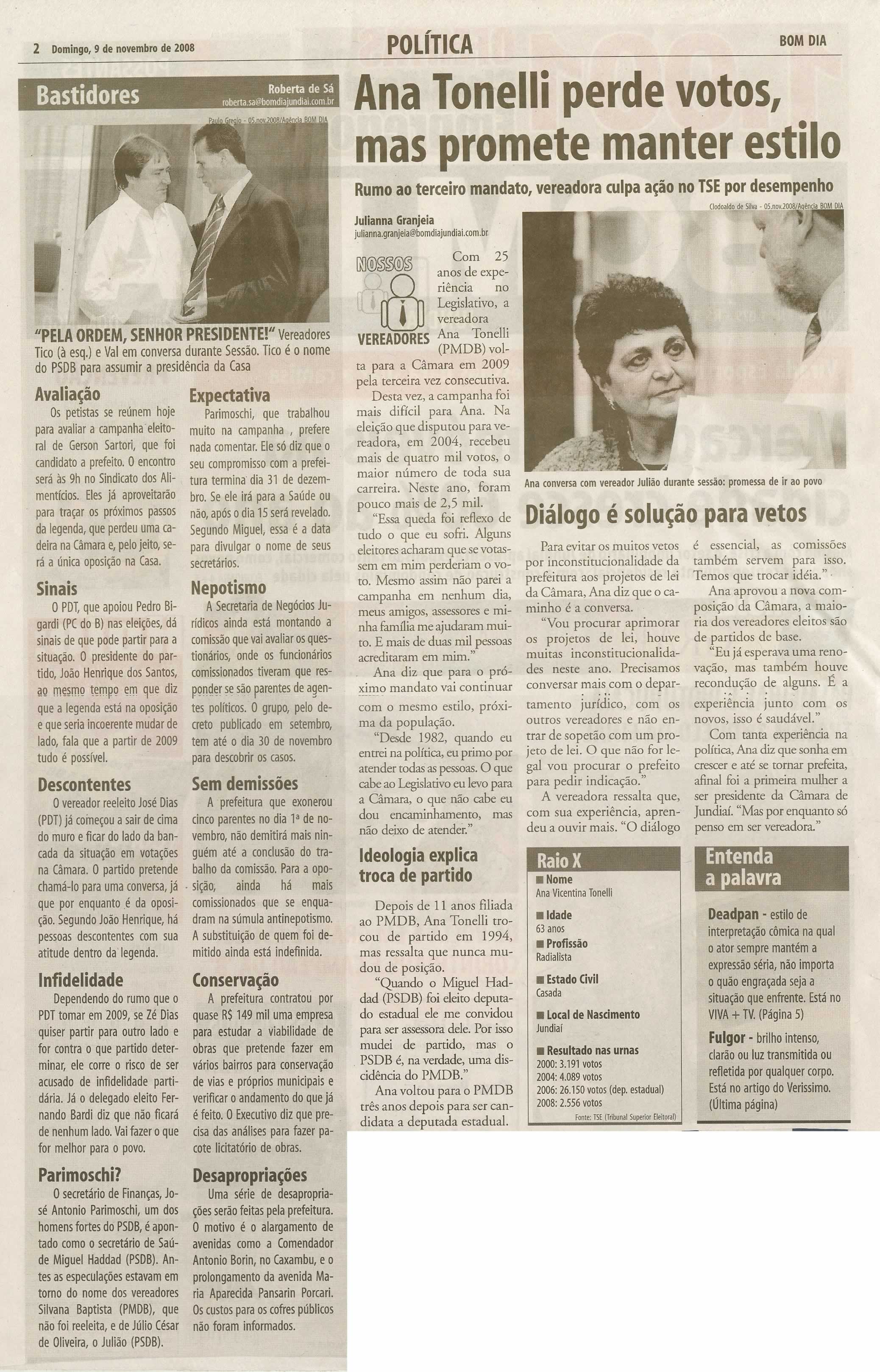 Bom Dia Jundiaí - 09/11/2008