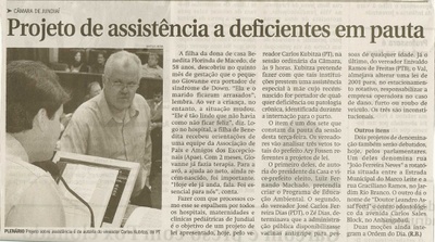 Jornal de Jundiaí - 11/11/2008