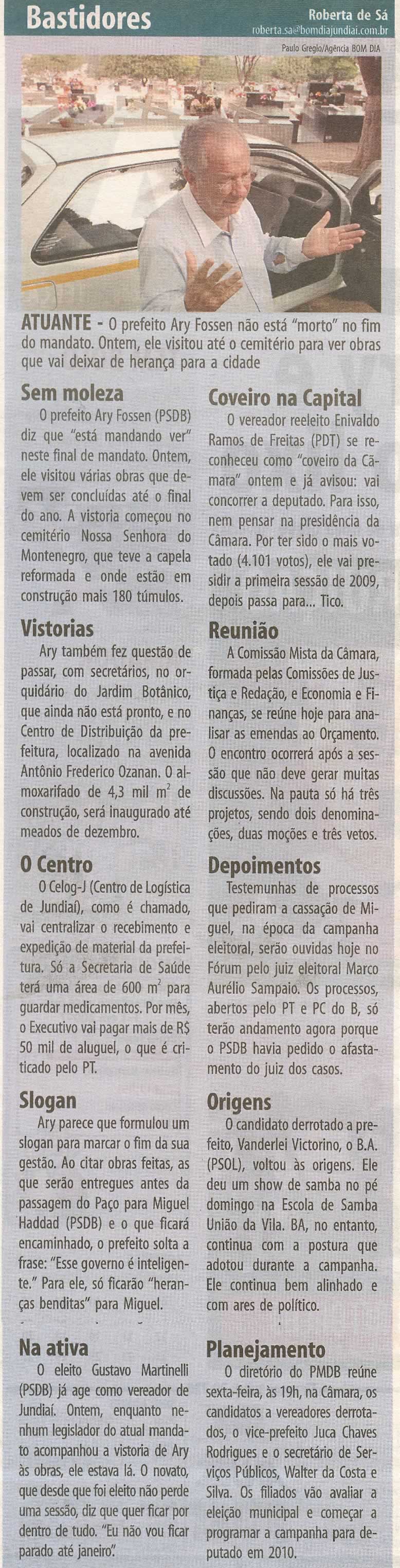 Bom Dia Jundiaí - 11/11/2008