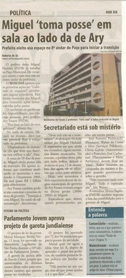 Bom Dia Jundiaí - 11/11/2008