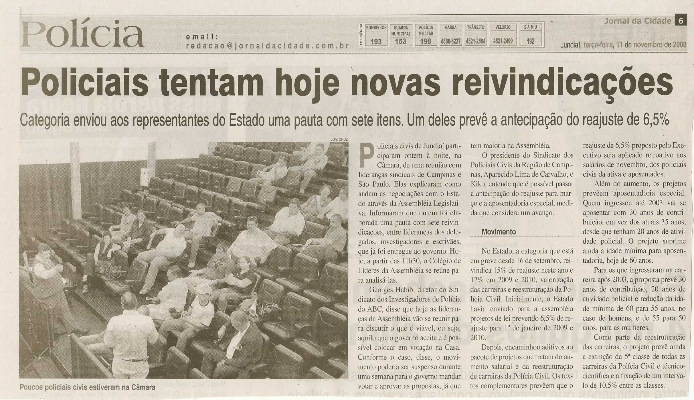 Jornal da Cidade - 11/11/2008