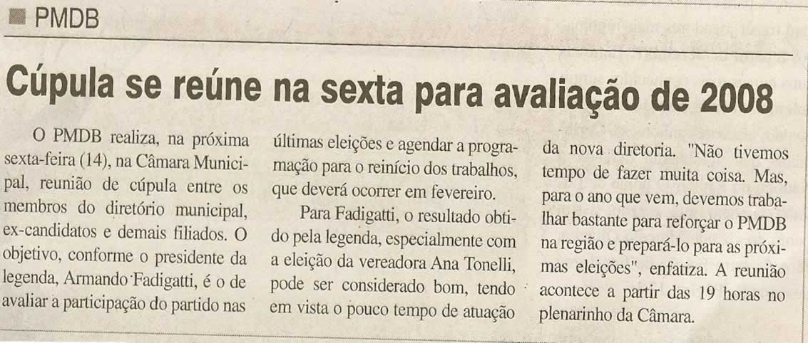 Jornal da Cidade - 12/11/2008