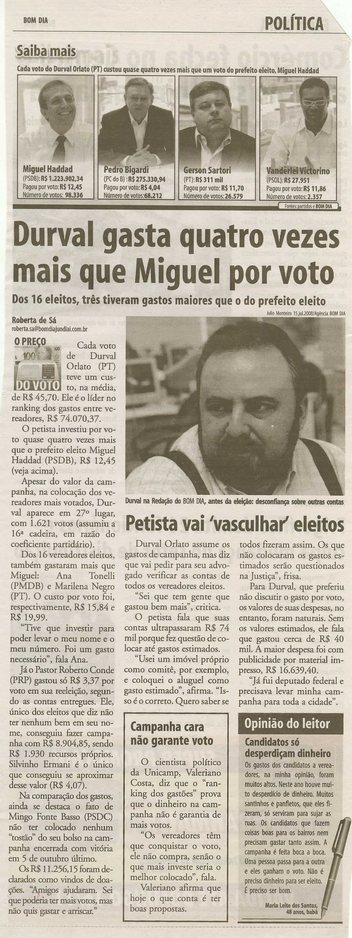 Bom Dia Jundiaí - 14/11/2008