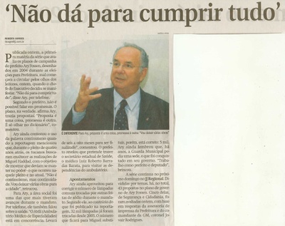 Jornal de Jundiaí - 17/11/2008