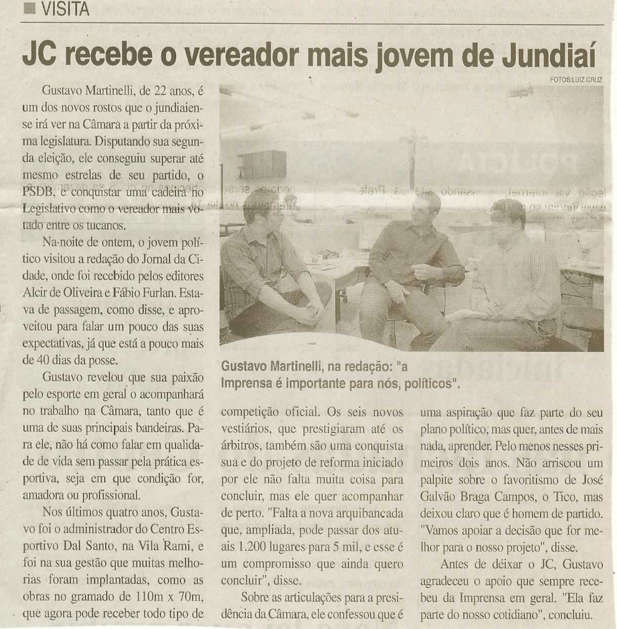 Jornal da Cidade - 18/11/2008