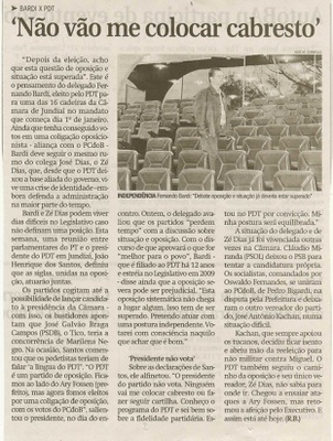 Jornal de Jundiaí - 22/11/2008