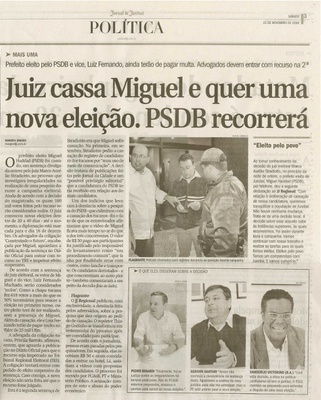 Jornal de Jundiaí - 22/11/2008