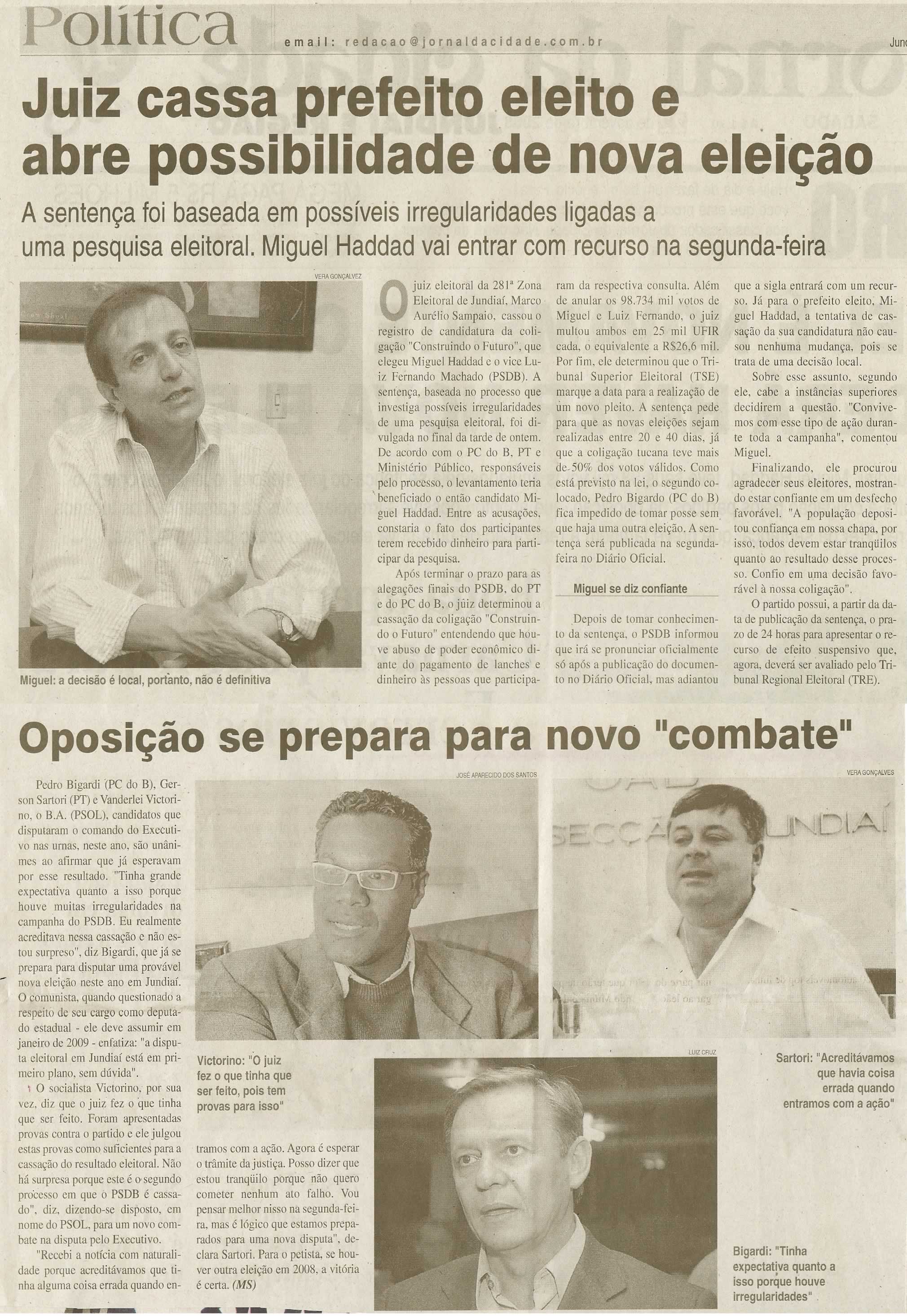 Jornal da Cidade - 22/11/2008