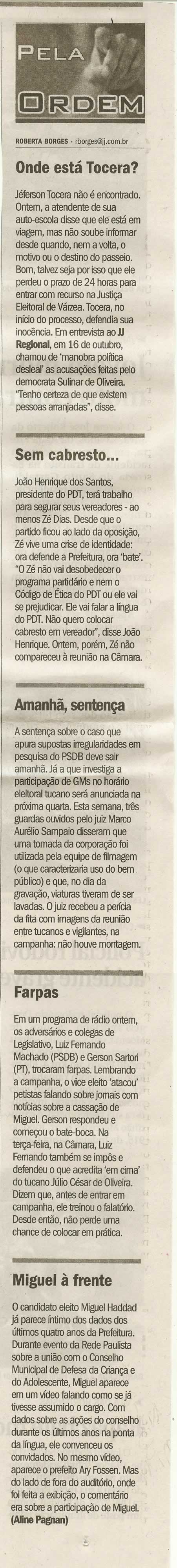 Jornal de Jundiaí - 20/11/2008