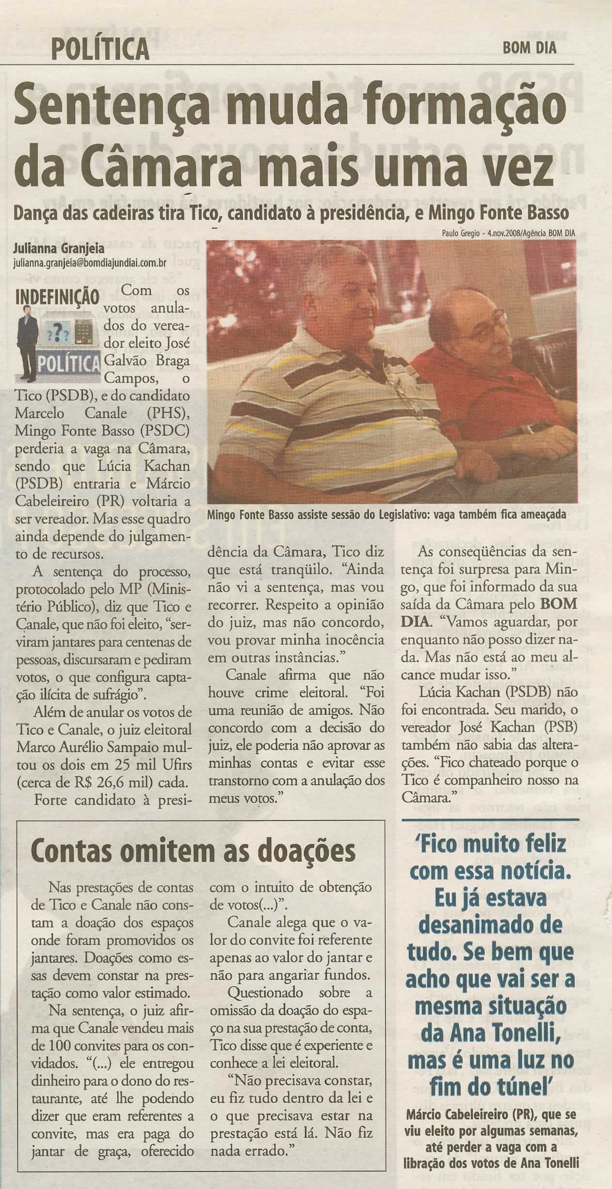 Bom Dia Jundiaí - 25/11/2008