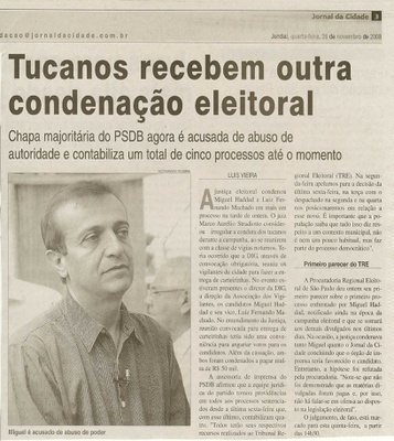 Jornal da Cidade - 26/11/2008