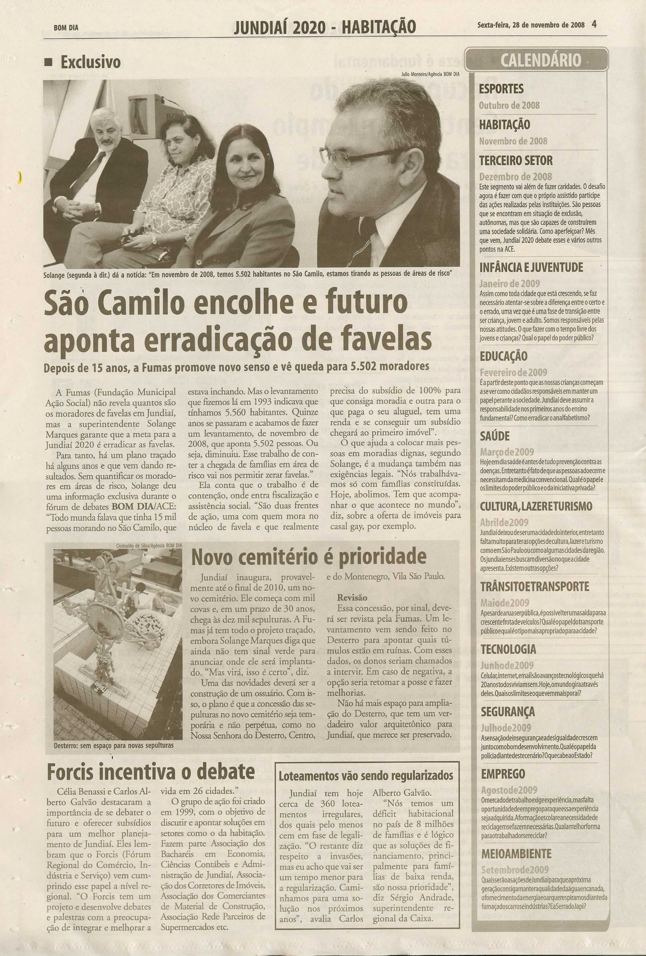 Bom Dia Jundiaí - 28/11/2008