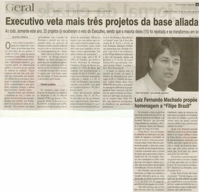 Jornal da Cidade - 30/11/2008