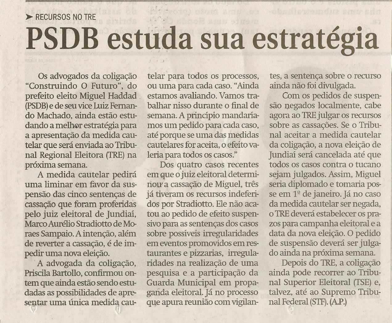 Jornal de Jundiaí - 29/11/2008