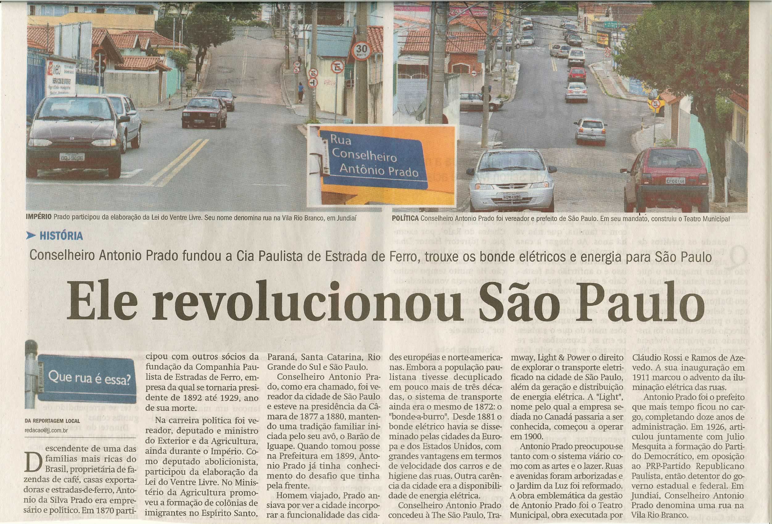 Jornal de Jundiaí - 30/11/2008