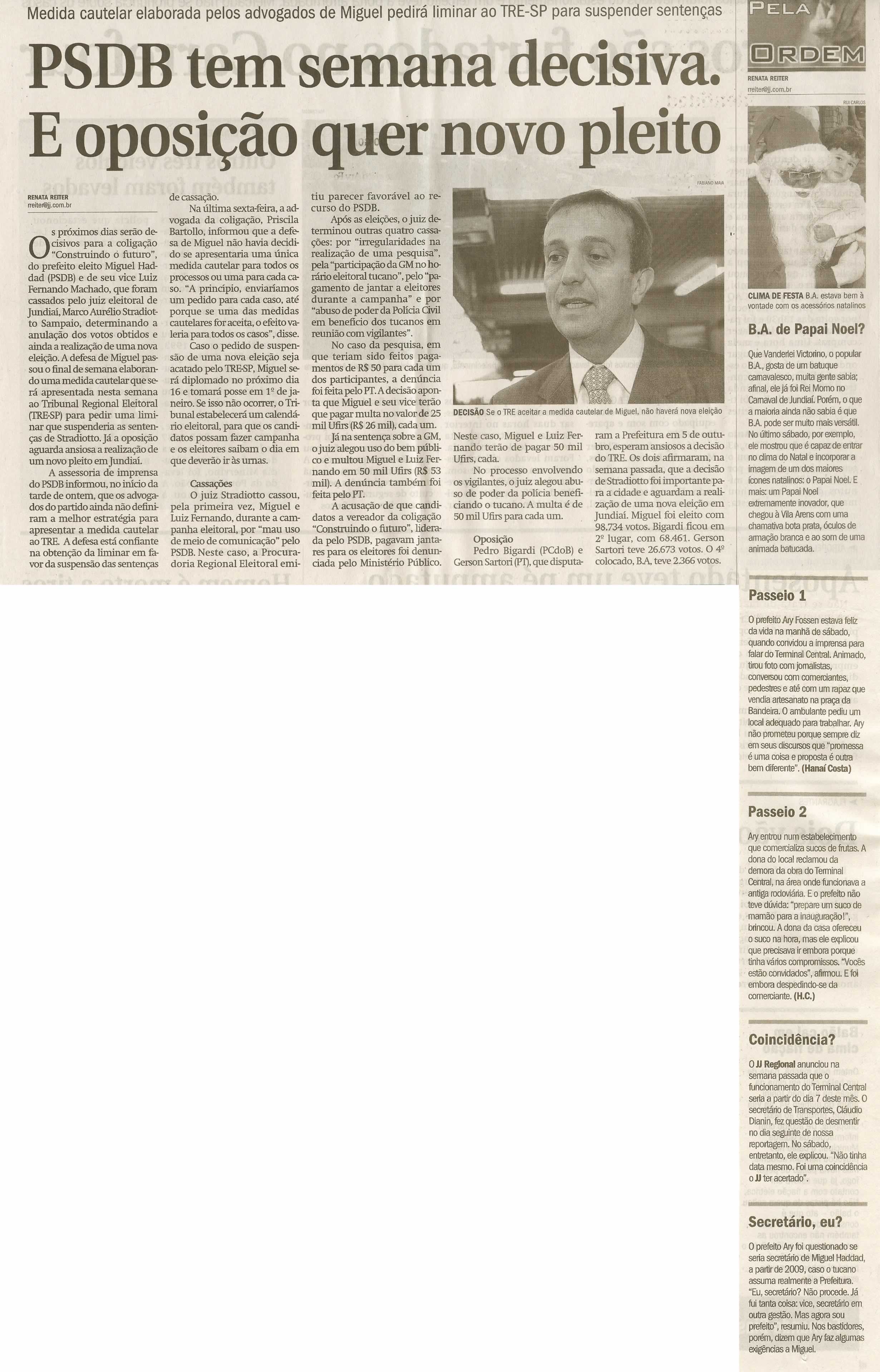 Jornal de Jundiaí - 01/12/2008