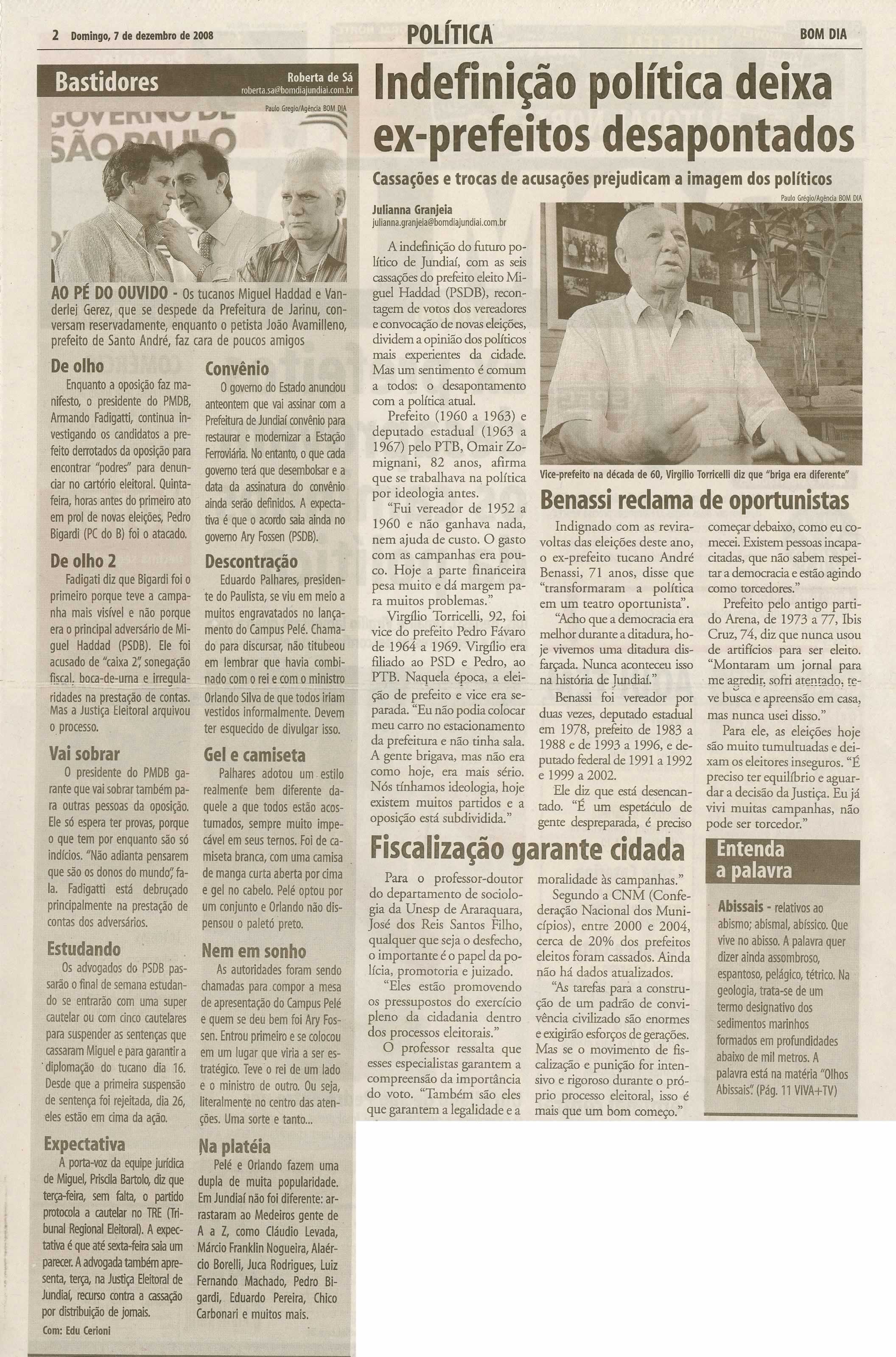 Bom Dia Jundiaí - 07/12/2008