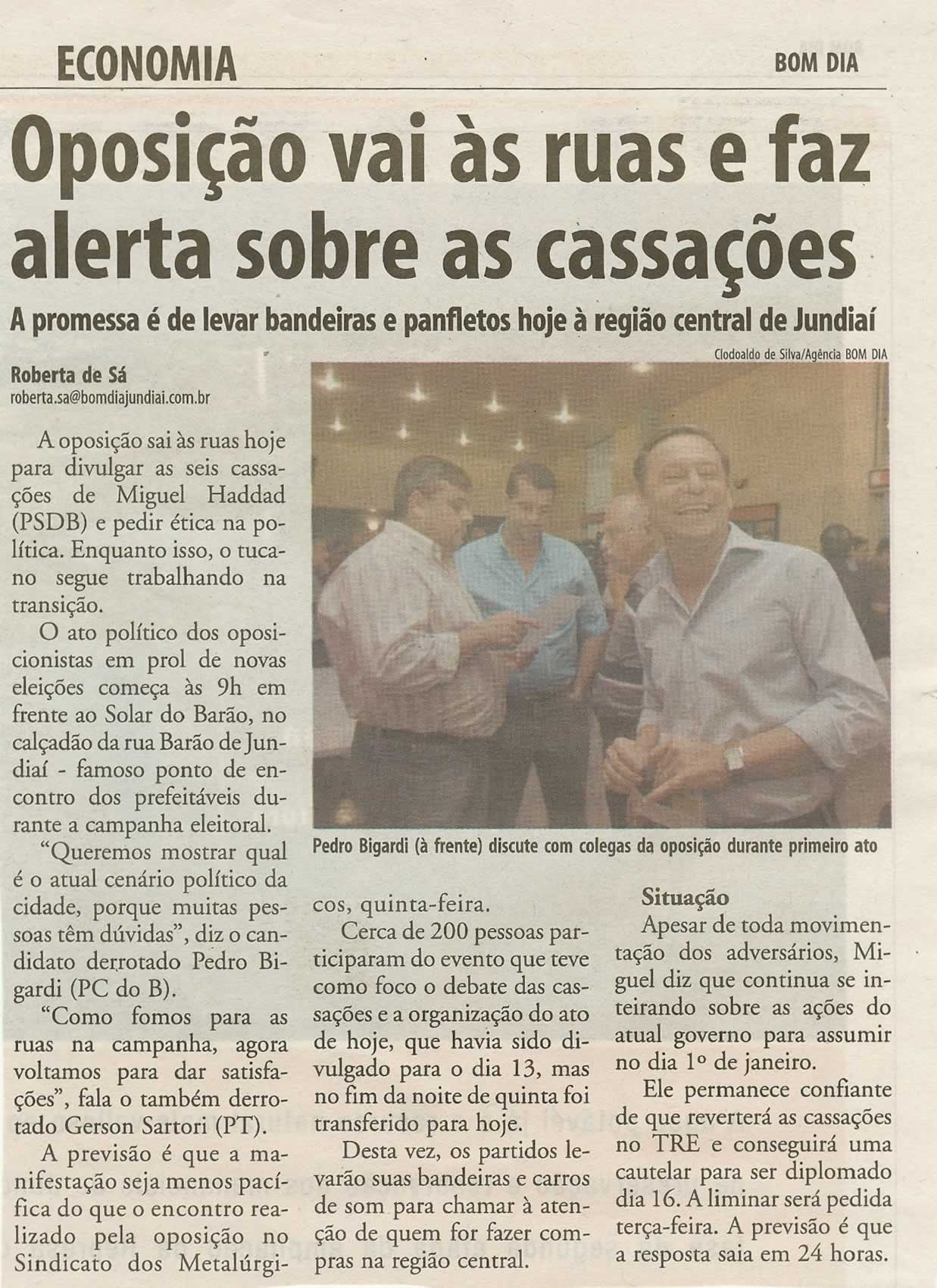 Bom Dia Jundiaí - 06/12/2008