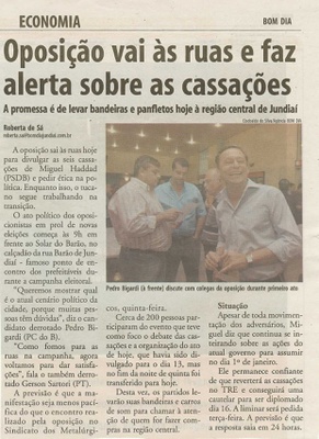 Bom Dia Jundiaí - 06/12/2008