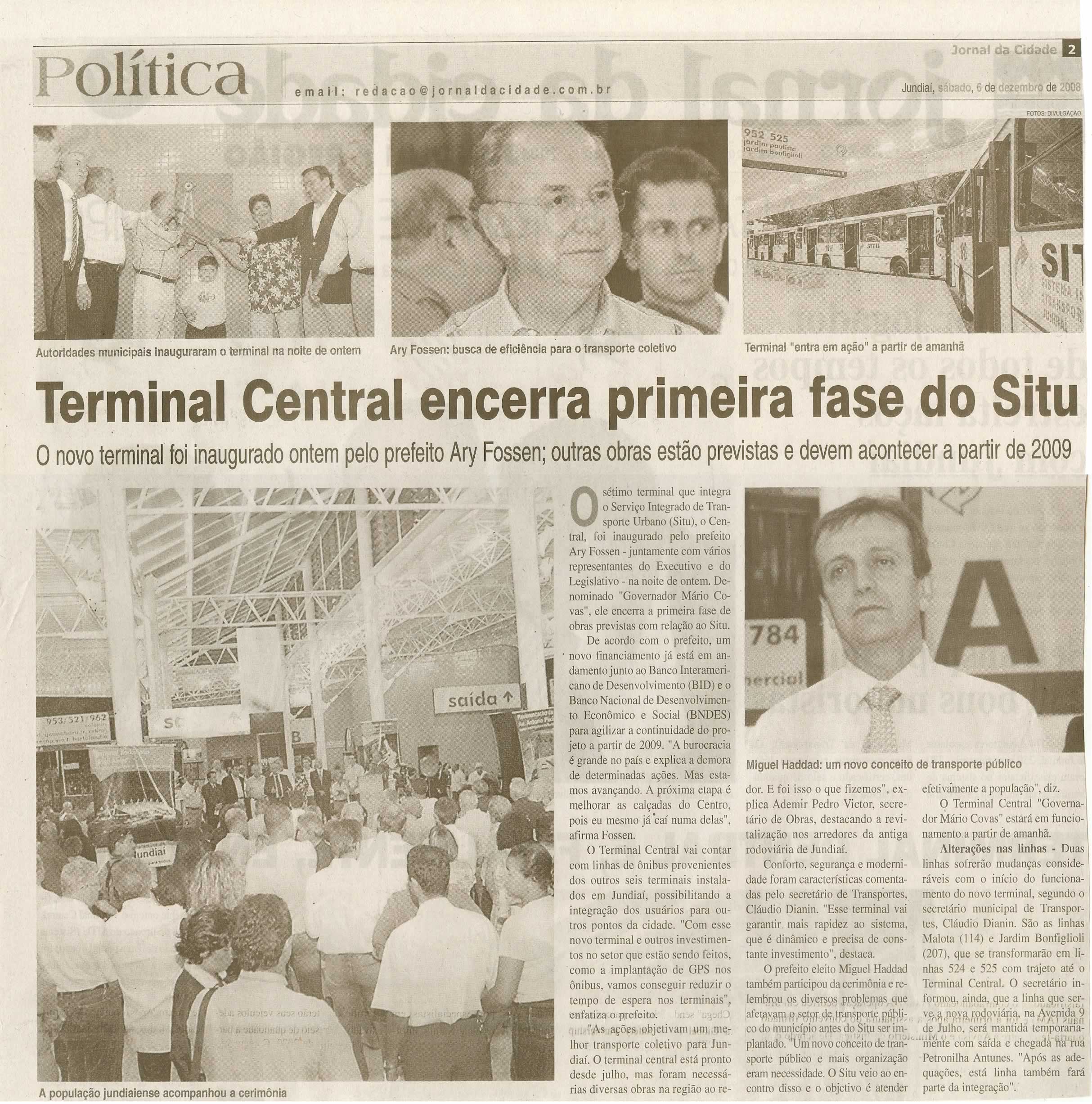 Jornal da Cidade - 06/12/2008