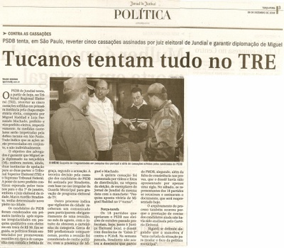 Jornal de Jundiaí - 09/12/2008