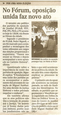 Jornal de Jundiaí - 09/12/2008