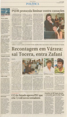 Jornal de Jundiaí - 11/12/2008
